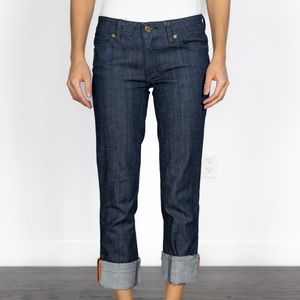 Size 25 Tory Burch cuffed Jeans